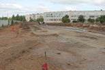На Ленинском строят школьный стадион