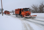 Дорожники ведут патрульную снегоочистку