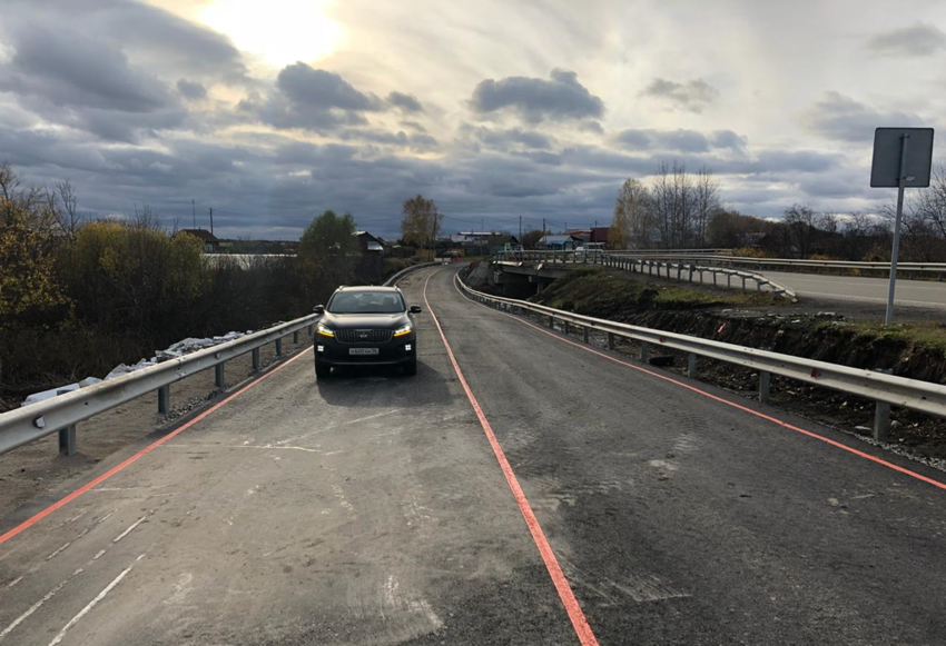 На трассе Екатеринбург-Курган на год закрыли мост через реку Камышенка
