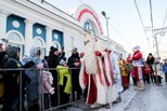 Каменск-Уральский посетил поезд Деда Мороза