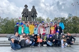 Победителей конкурса «Большая перемена», участвующих в путешествии мечты, встретили в Екатеринбурге