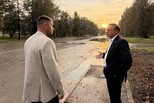 Эффективное решение проблемы: на проспекте Победы протестировали новую систему водоотведения