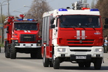Пожарные продолжают работать в районе Мазули