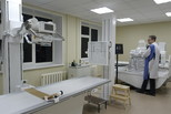 Новый аппарат рентген-диагностики, установленный в ОДКБ, позволит в разы повысить пропускную способность рентген-кабинета