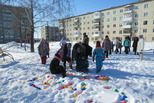 Снежный бум в сквере Тимирязевский
