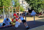 Новую площадку для занятий уличной гимнастикой открыли в школе № 21