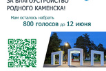 Голосуем за благоустройство родного Каменска!