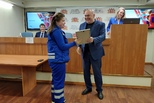Медики, которые оказывали помощь гостям и участникам Международного фестиваля университетского спорта, получили награды Медики, которые оказывали помощь гостям и участникам Международного фестиваля университетского спорта, получили награды