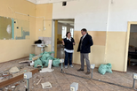 Алексей Герасимов оценил ход ремонта в школе № 20