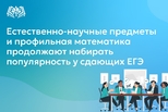Предметы естественно-научного цикла и профильная математика лидируют на ЕГЭ-2026 в Свердловской области