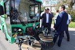 В Каменске протестировали парковый пылесос