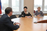 Алексей Герасимов встретился с зам министра социальной политики Свердловской области