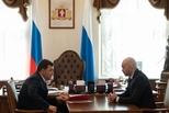 Евгений Куйвашев и Азат Кадыров обсудили вопросы развития спортивной инфраструктуры Свердловской области