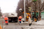 Вывоз снега с городских улиц – в приоритете